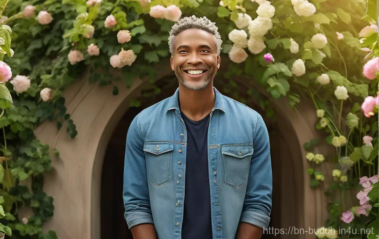 불교에서의 용서 - **Prompt:** An intimate, yet modest, depiction of empathy and understanding in the context of reconc...